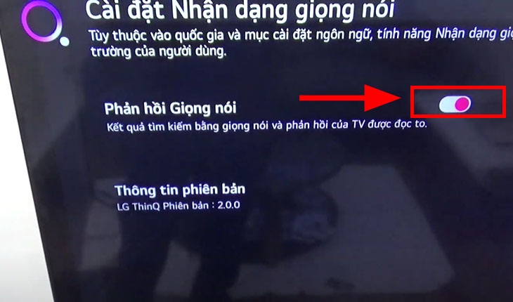 Cài Đặt Nhận Dạng Giọng Nói Trên Tivi LG
