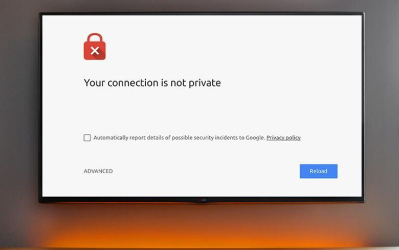 Lỗi SSL Trên Tivi LG